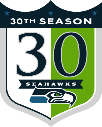 Seattle Seahawks 2005 Anniversary Logo fabric transfer